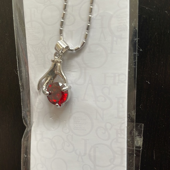 Zircon Wedding Jewelry Ruby color - Picture 3 of 3